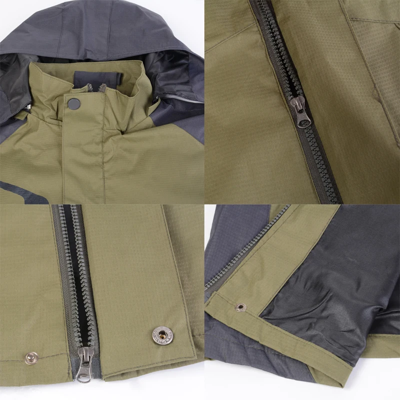 MoneRffi Осенняя мужская куртка для кемпинга, водонепроницаемая ветрозащитная куртка для альпинизма, походов, охоты, лыжного пальто, мужская спортивная куртка
