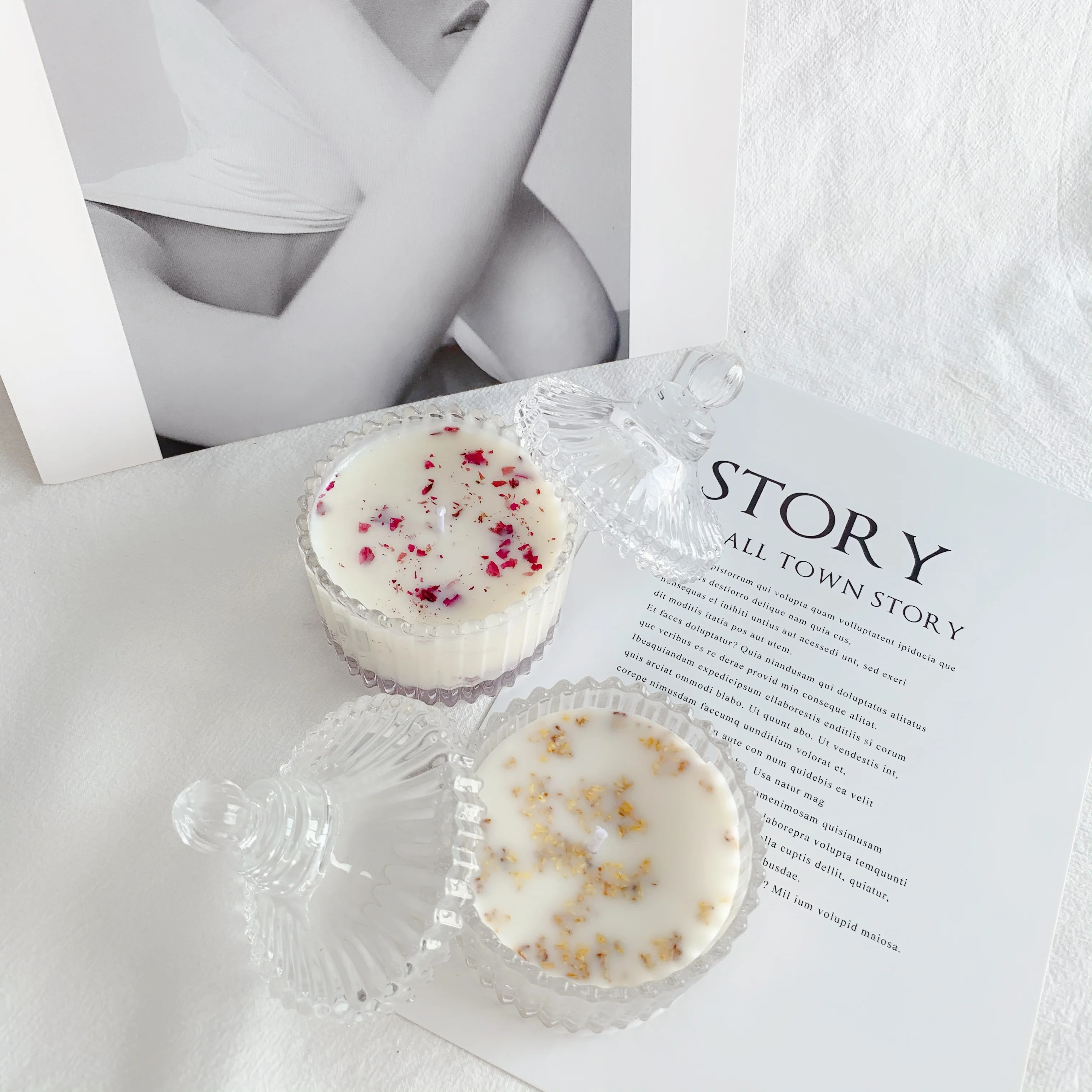 Ручной работы ins ветер свежий сухой цветок конфетные банкуи спальный гарнитур