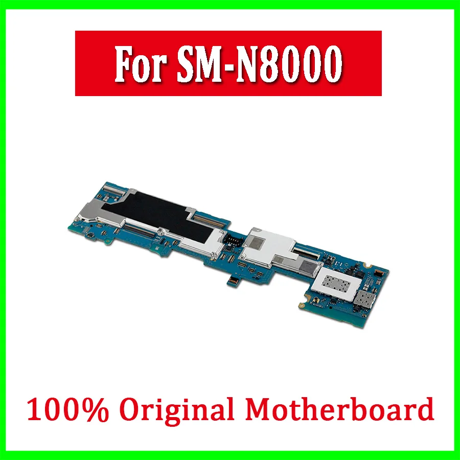 

Factory Unlocked For Samsung Galaxy Note 10.1 N8000 Motherboard Logic Board For Galaxy N8000 With Android System With Full Chips