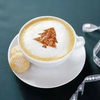 

16pcs Creative Funny Coffee Printing Drawing Die Latte Cappuccino Coffee Art Stencils For Coffee Decoration