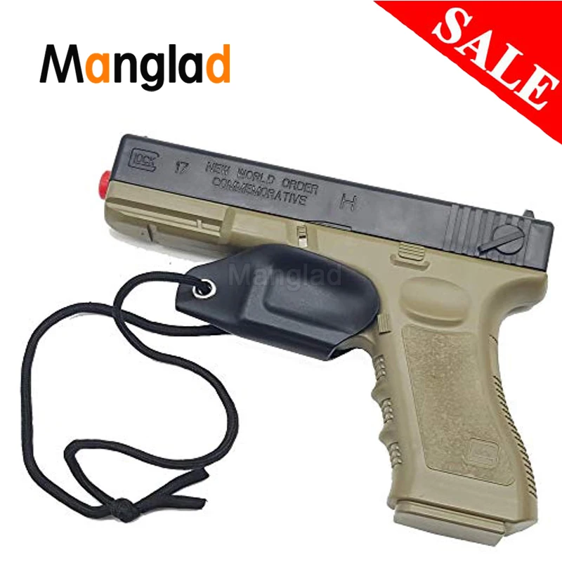 

SkyCity Trigger Guard Holster Black with Paracord fits Glock 17,18,19,22,23,24,26,27,31,32,34,35 Waist pack