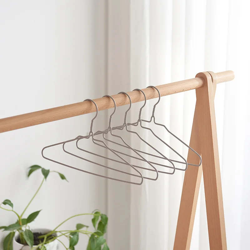 Creative Anti-slip Clothes Rack Online Celebrity PVC Coated Hanger Travel Magic Clothes Rack Children Environmentally Friendly I