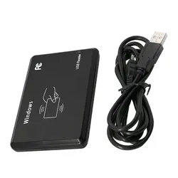 Lecteur de cartes intelligentes RFID 125KHz, capteur de proximité USB, sans lecteur, dispositif émetteur USB pour le contrôle d'accès 