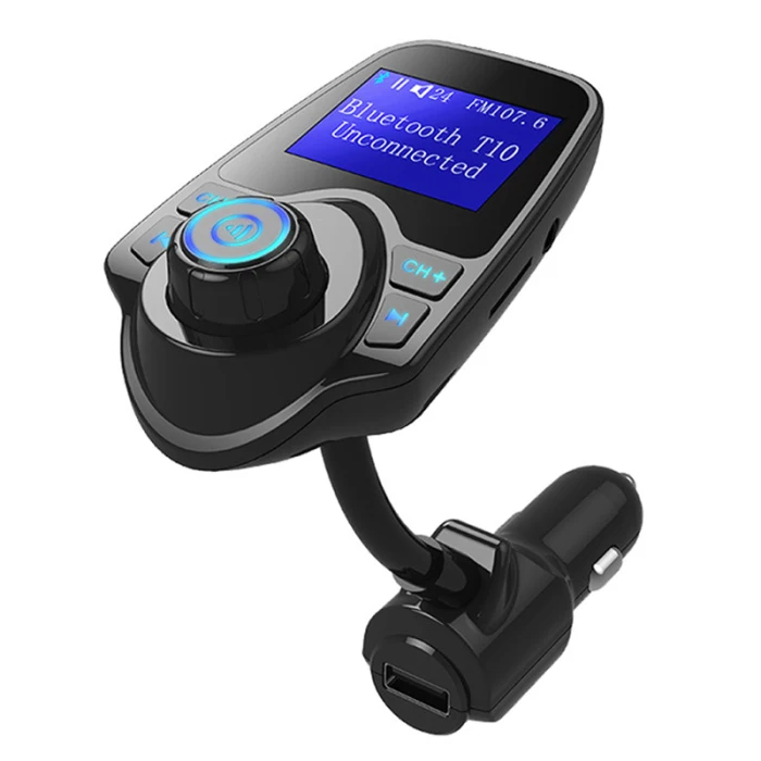 Автомобильный комплект беспроводной Bluetooth fm-передатчик USB зарядное устройство MP3-плеер Радио адаптер C44