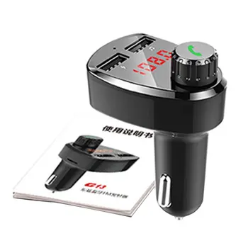 

Cigarette Lighter Socket G13 Car MP3 BT Player Dual USB Charging Pluggable Card FM BT Hands Free Car Accessories