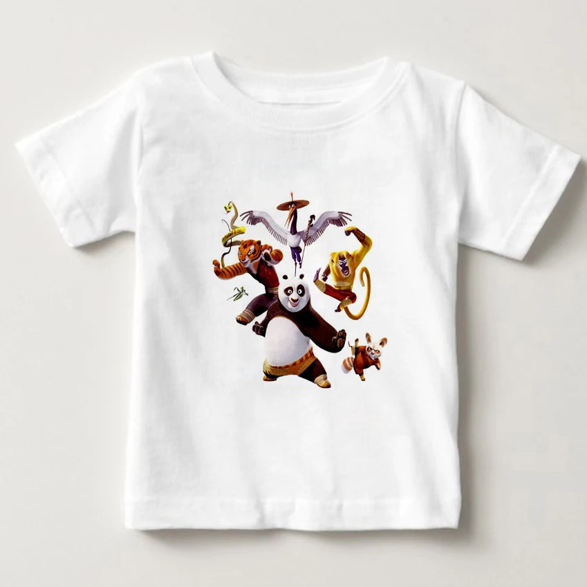 

Kung Fu Panda 3D Print T-Shirt Four Colors Short Sleeve Boy Tshirt Summer Casual Top Children Shirt Brand New T Shirt Girl Shirt