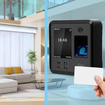 

Fingerprint Recognition Device TCP IP 2.4in TFT 125KHZ Fingerprint RFID Card Time Attendance Machine Access Control System