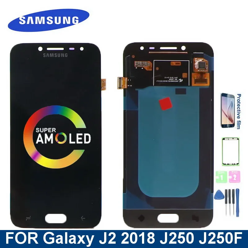 ЖК-дисплей Super AMOLED J250 для Samsung Galaxy J2 2018 Pro J250F J250H J250M с сенсорным экраном и