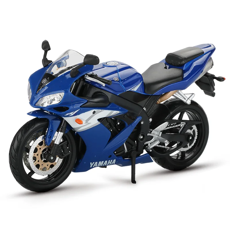 Maisto 1:12 модель мотоцикла Игрушка Сплав мотоцикл Panigale 1199 H2R внедорожные мотоциклы Мотокросс игрушки для детей Коллекция - Цвет: YZF-R1 Blue