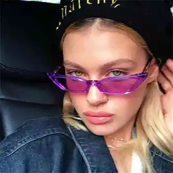 

2020 New Girls Cat Eye Sunglasses Women Luxury Brand Designer Vintage Transparent Sun Glasses Female Retro Black Eyewear Shades