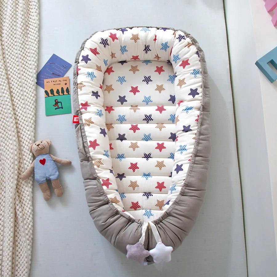 Portabl babi bed Cotton Baby isolation protection Foldable and detachable babi travel bedmosquito net babi bed for newborn 1T