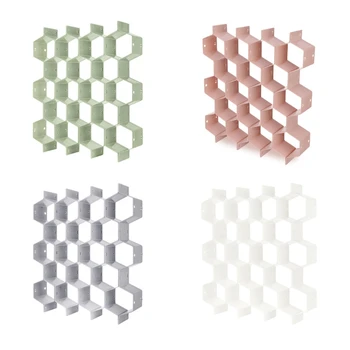 

8pcs Adjustable Drawer Honeycomb Clapboard Partition Divider Box Separator DIY Grid Storage Organizer Cell Sorting Panties Socks