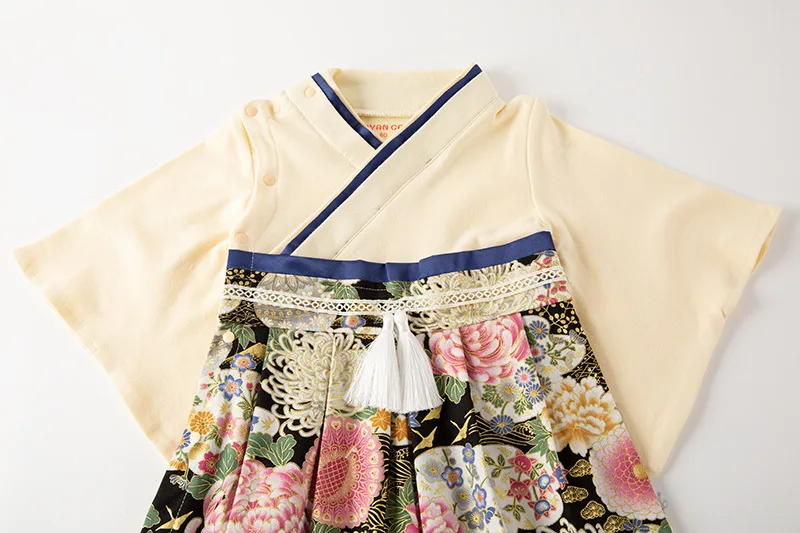 Long Sleeve Japão Kimono para bebê recém-nascido,
