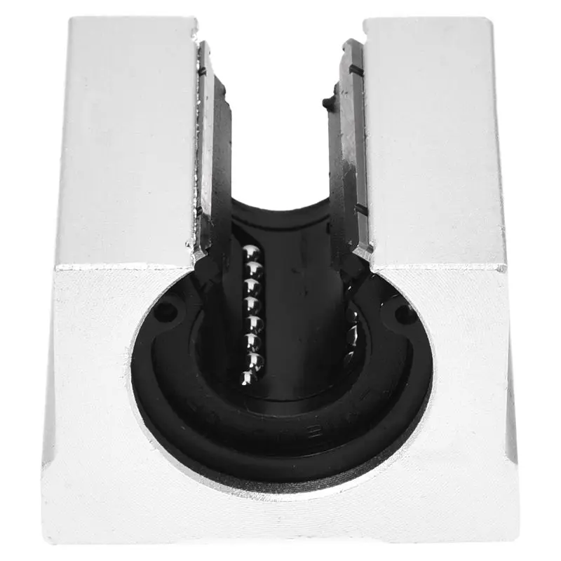 4x алюминиевый линейный раздвижной блок Motion Router Solid block C серебристый(SBR16UU, 16 мм
