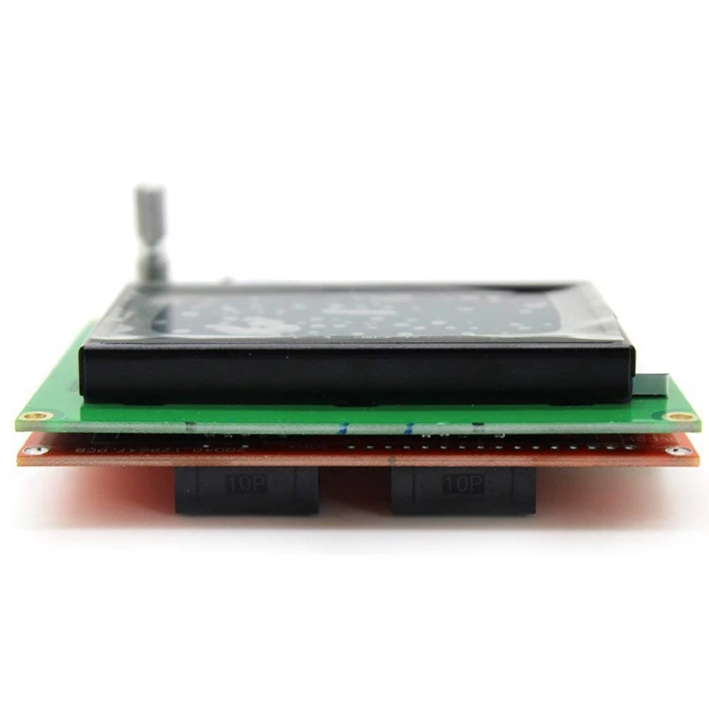 Lcd 12864 версия Графический умный дисплей модуль контроллера с адаптером и кабелем для Ramps 1,4 Reprap 3d Принтер Комплект