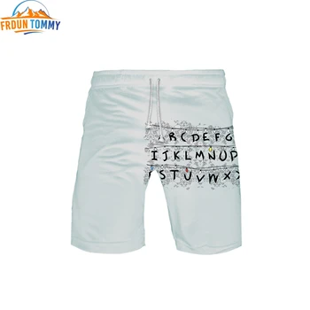 

STRANGER THINGS 3D Print Style New shorts 2019 summer men fashion trend shorts 2019 hot sale popular casual summer shorts