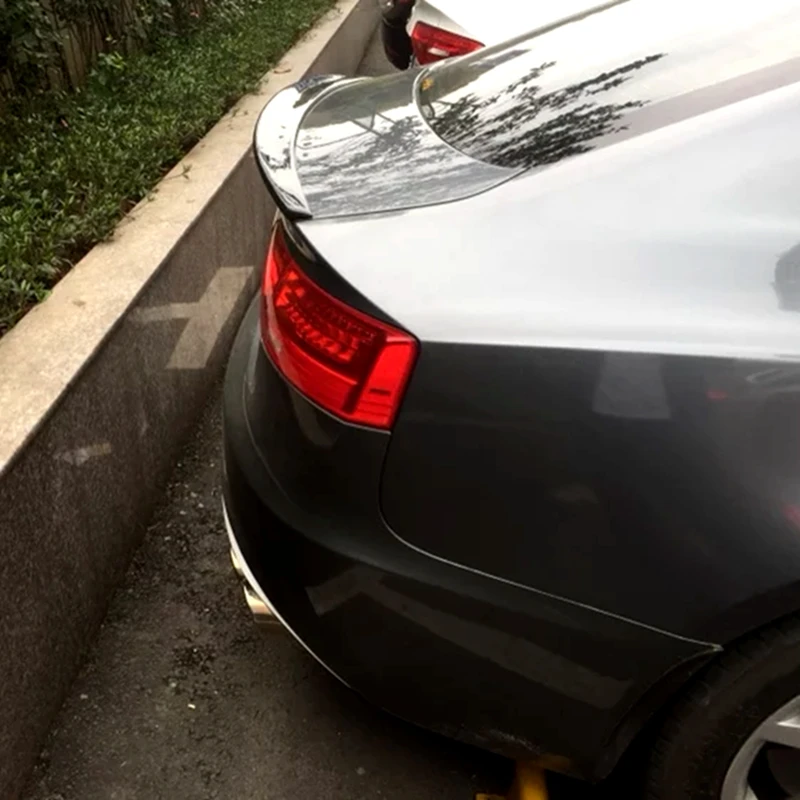 Спойлер из углеродного волокна для Audi A5 черное украшение в виде хвостового крыла задний спойлер багажника для audi a5 Карбон