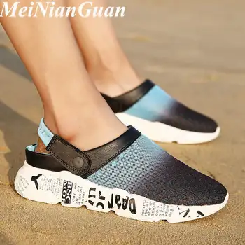 

Luxury Men Shoes Light Casual Men's Sandals Big Size Croc Mens Slippers Water Camping Summer Sandals Soft Man Clogs Footwear B9