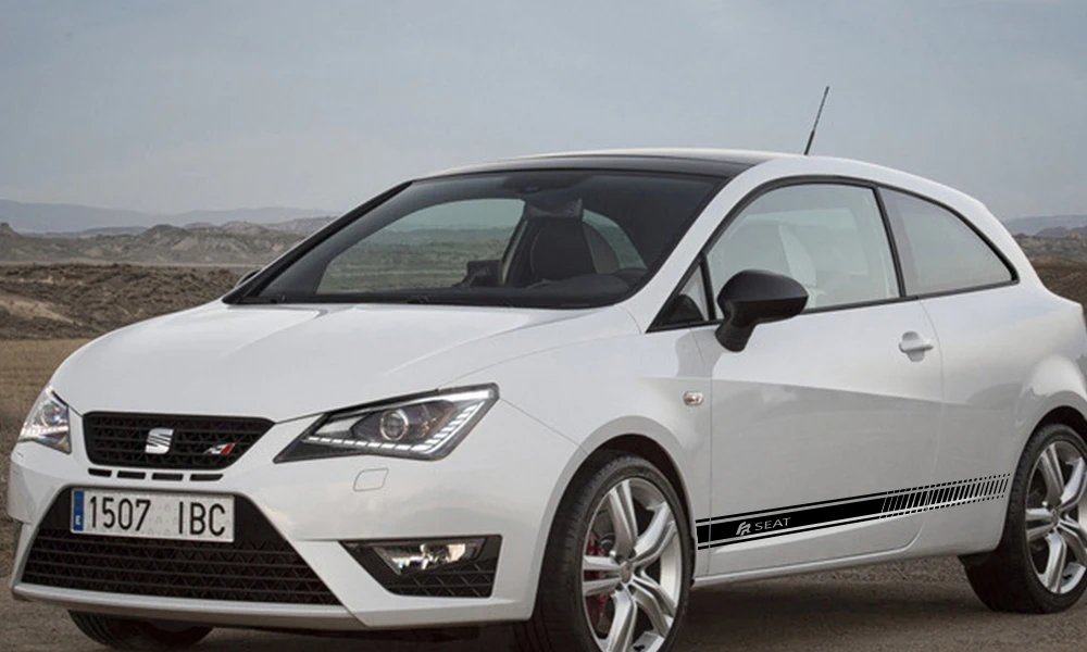 2 шт. наклейки на боковую дверь автомобиля для сиденья FR Leon MK3 MK2 2 Tarraco Ibiza 6J 6L Altea Ateca Toledo 2 3 1 4 Cordoba аксессуары