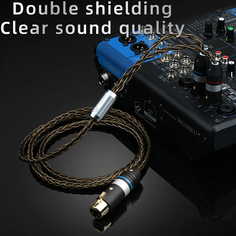 Hifi XLR to 2XLR ̺, Occ , ǰ XLR й, Y XLR  ̺