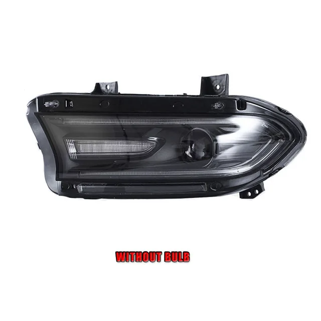 Lamp No Bulb Для Dodge charger светодиодный фонарь DRL головной фонарь левый и правый - Цвет: Lamp No Bulb