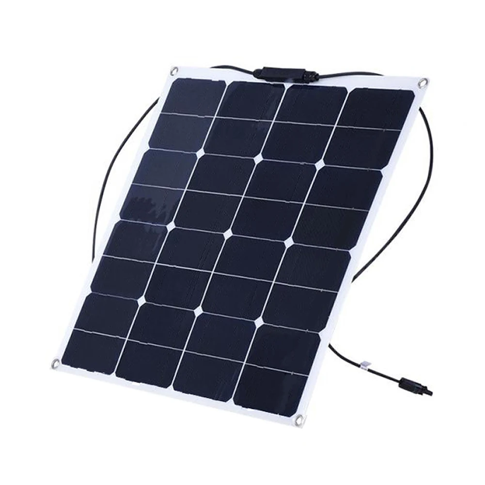 Sunpower 20-300 Вт 18 в Полугибкие моно ультра тонкие Автомобильные Лодки солнечные панели Sunpower Солнечные Панели мужская мода