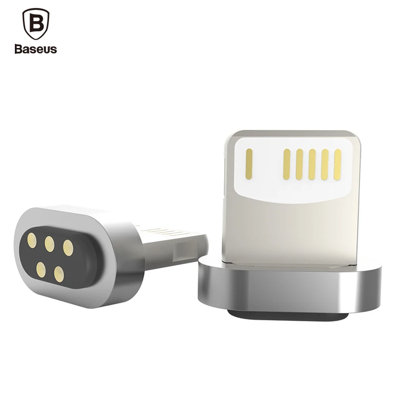 Baseus для магнитного lightning usb кабель для зарядки с адаптером для iPhone xs max xr 8 7 6s plus 5s 11 apple ipad pro быстрое зарядное устройство 8pin