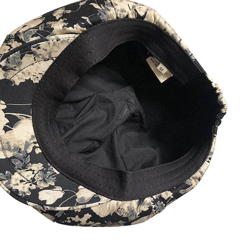 Осень и зима новые Casquette женские береты дамы ретро Британский Стиль Мода Роза кепка газетчика восьмиугольная крышка BLM42