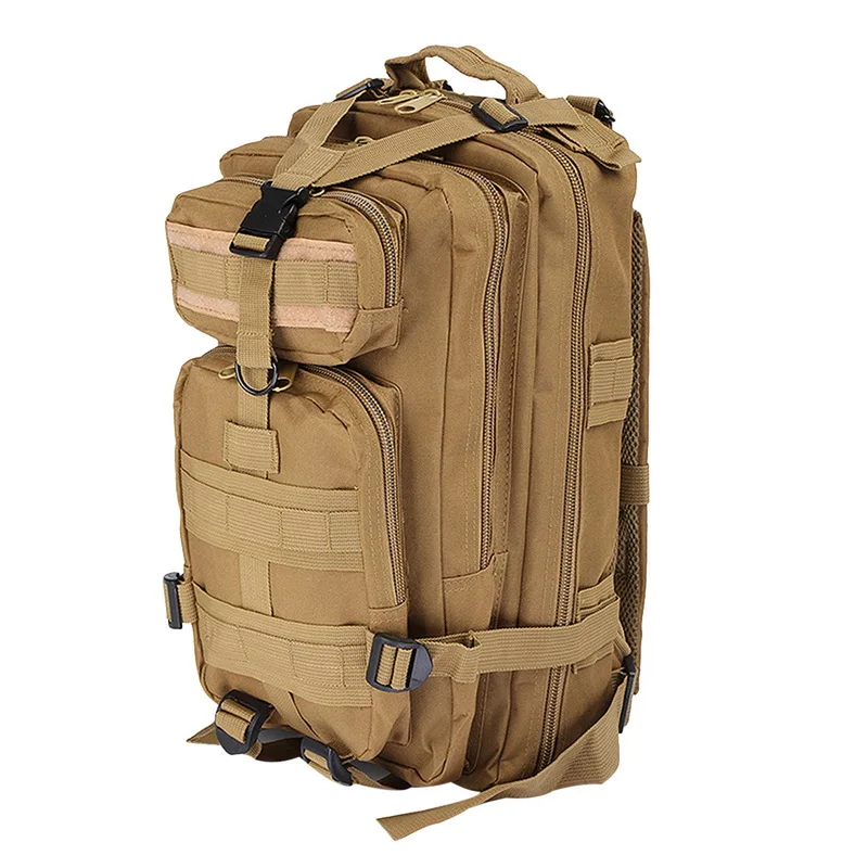 Нейлоновый тактический рюкзак военный рюкзак Водонепроницаемый армейский рюкзак Открытый походный рыболовный большой емкости сумки - Цвет: khaki