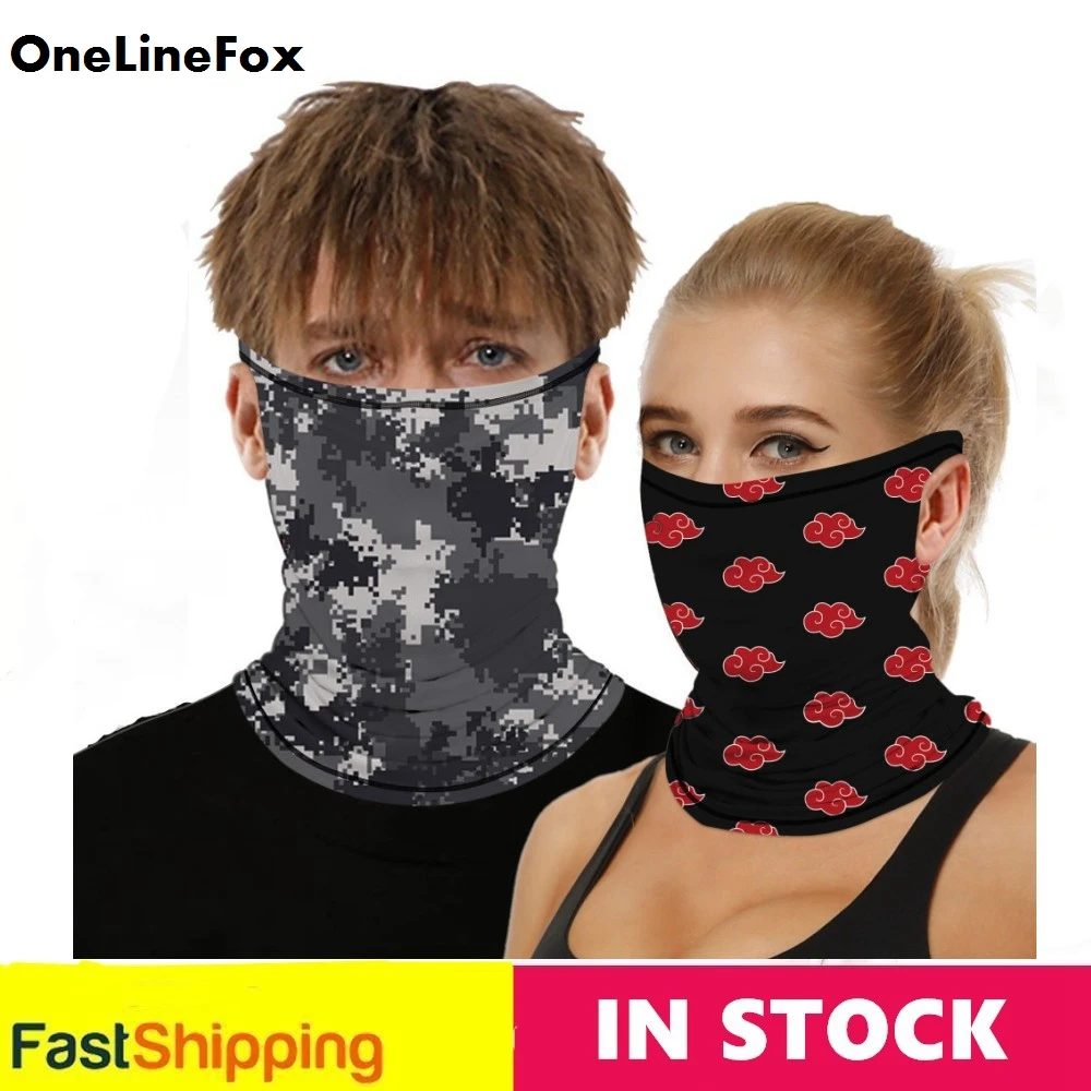 

OneLineFox Outdoor Face Cover Balaclava Bandana Printing Climbing Hiking Cycling Fishing Windproof Anti-UV Hairband Head Scarf