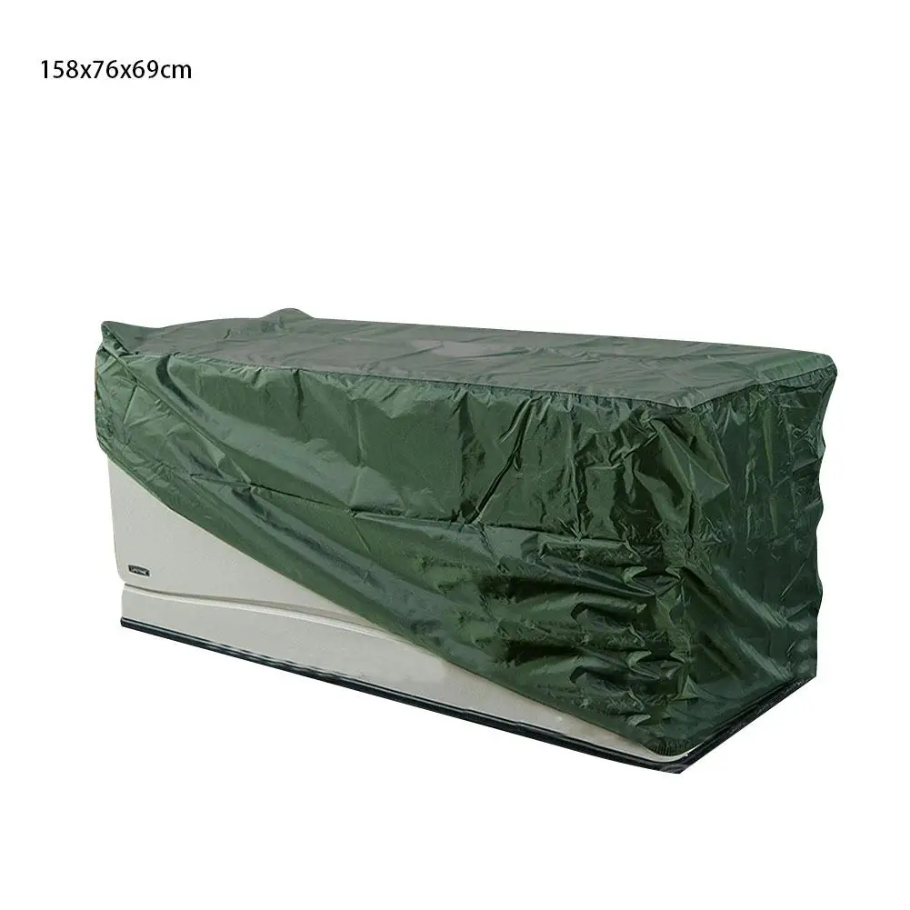 Green 158x76x69cm Складной Водонепроницаемый двор УФ Защита Чехлы для снега пылезащитный Прочный Открытый сад шкаф дождь полиэстер мебель крышка патио - Цвет: Green 158x76x69cm