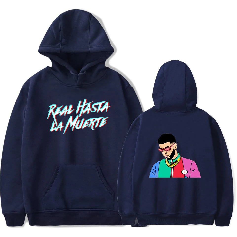 Anuel AA Стиль Знаменитостей Толстовка для мужчин и женщин