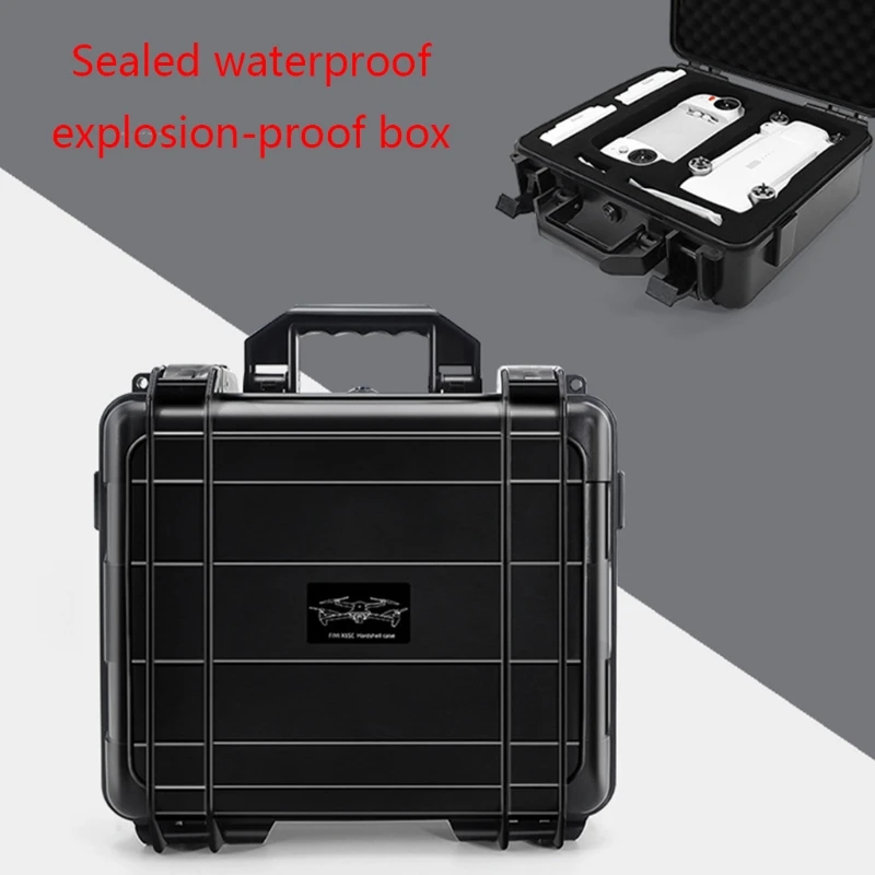 

1 PC Storage Box Suitcase Waterproof Explosion-proof Box Travel Carrying Case Large Capacity for FIMI X8SE/X8SE 2020 Drone