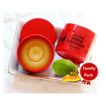 

Lucas papaw ointment 75g Multifunctional Lip Protector Moisturizing Lip Balm Diaper Rash Cream Papaya Skin Rash Cream Cute Lip B