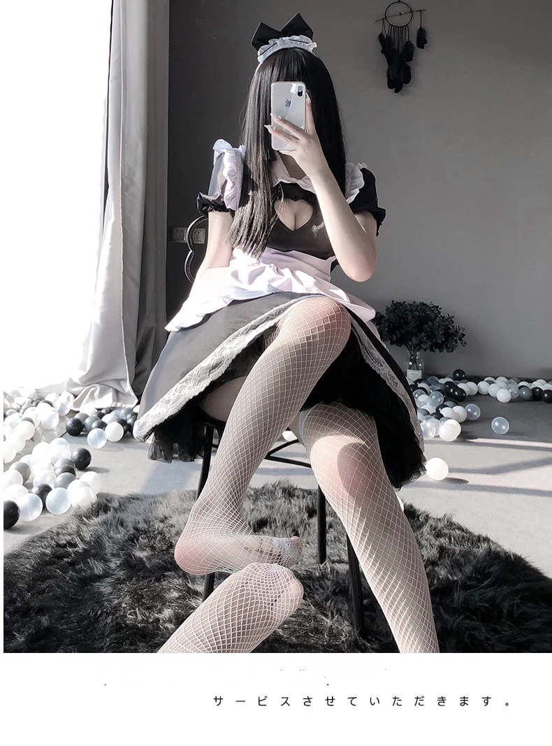 FANAN Sexy Costumes For Women Cosplay Maid Dress Outfit Apron Cute Lolita French Roleplay Amine Waitress Uniform -Outlet Maid Outfit Store He7533362b5354782bf55582422e1951eB.jpg
