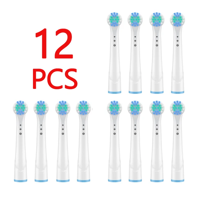 4x Replacement Brush Heads For Oral-B Electric Toothbrush Fit Advance Power/Pro Health/Triumph/3D Excel/Vitality Precision Clean 12pcs