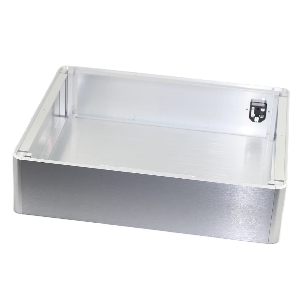 Size (mm) : W380 H89 L320 BZ3809H Full Aluminum Enclosure /AMP Case/Power Amplifier Box/Chassis PSU BOX