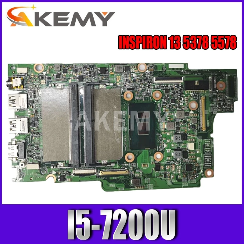 Для Dell Inspiron 13 5378 5578 Материнская плата ноутбука DDR4 с SR2ZU I5 7200U CN 0PG0MH PG0MH мб 100%