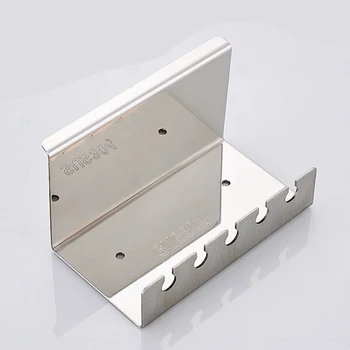 

5 Slots Space Saving Hotel Stainless Steel Toothbrush Holder Strong Loading Bathroom Household Storage Rack Self Adhesive