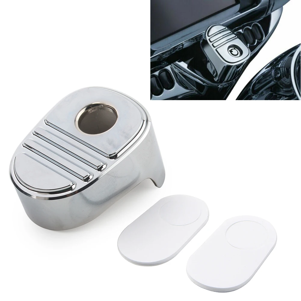 Chrome Ignition Switch Cover For Harley Touring Electra Road Street Glide 06-13 