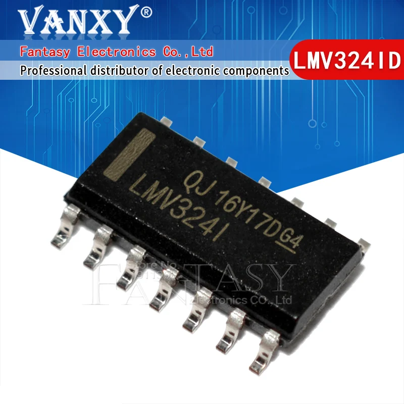 Новинка оригинал 10 шт. lmv324чарт СОП-14 LMV324ID SOP LMV324 SOP14 LMV324I | Электронные компоненты и