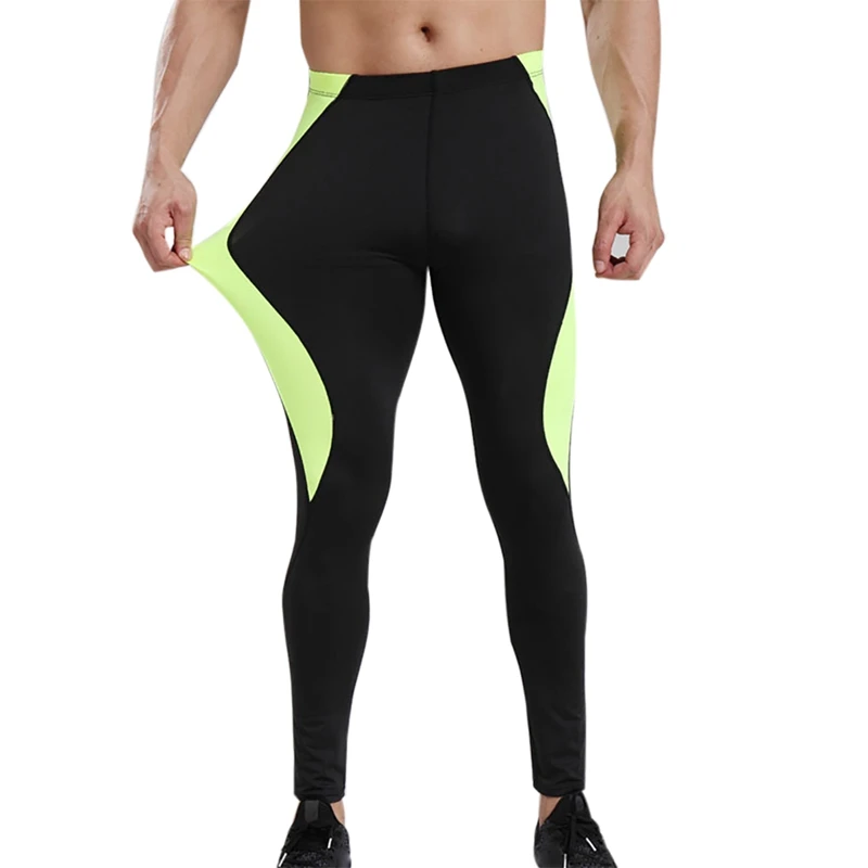 Мужские штаны эластичные анти-пот быстросохнущие спортивные беговые Фитнес Тренировочные Колготки Леггинсы Брюки