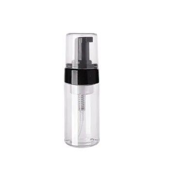 

100ml Portable Liquid Dispenser Plastic Travel Leakproof Shower Gel Transparent Foaming Bottle Pump Container Empty Bathroom