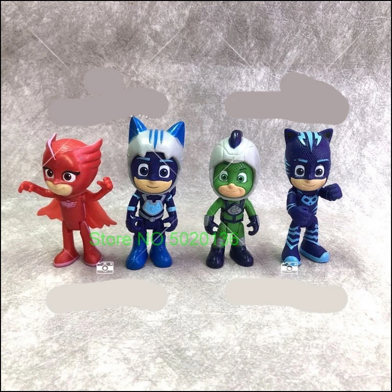 3pcs/lot Randomly Sent Just PJ Owlette Figure Catboy Play Mask and Gekko Toy Action - 3 Pack Bundle | Игрушки и хобби