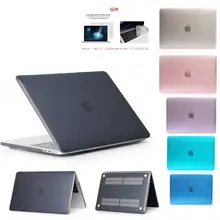 CrystalMatte Case For Apple Macbook Air Pro Retina 11 12 13 15,for Mac book New Pro 13.3 15.4 inch With Touch Bar,A1932+Gift