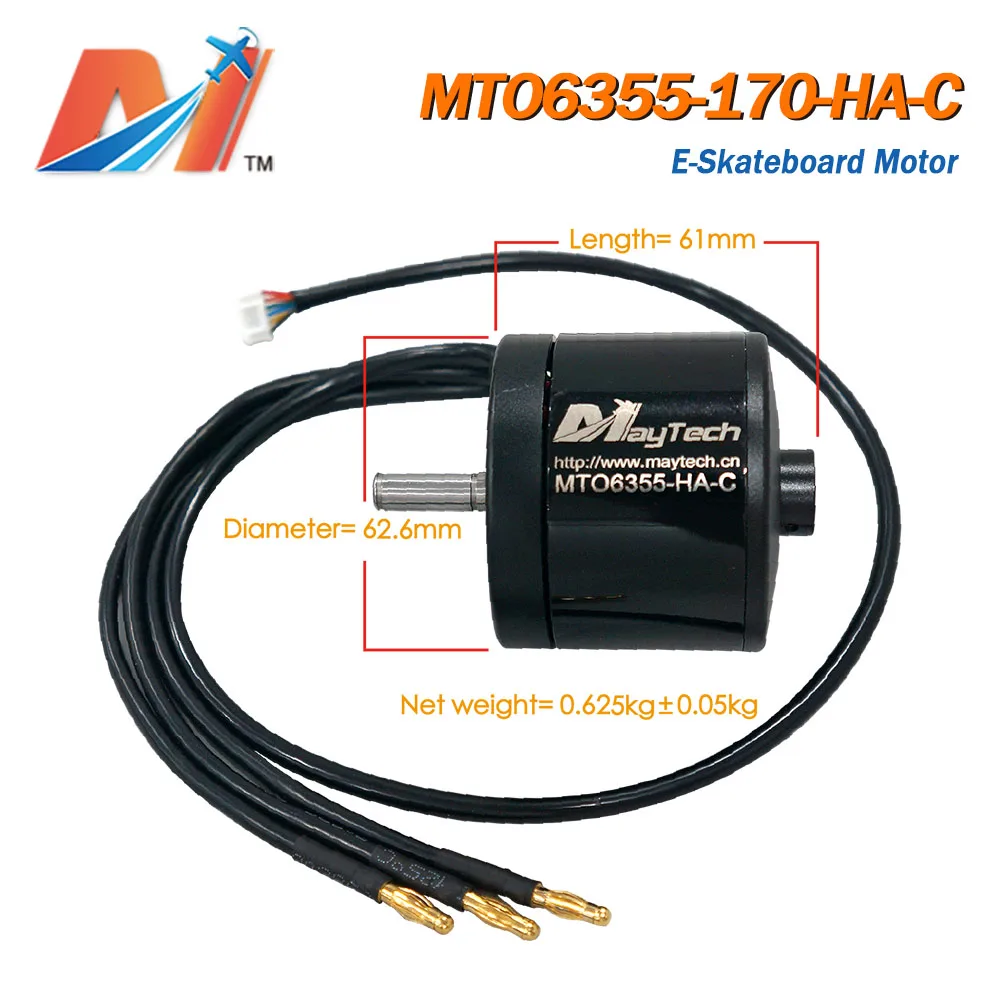 Maytech motor para longboard 6355 170KV мотор и e-комплект для скейтборда SuperESC на основе vesc контроллера 10% OFF(2 шт
