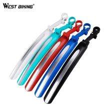 WEST BIKING 700c Road Bicycle Wings Front Rear Mudguard Plastic Bicycle Fender Mud Guards Set Wings For Bicycle Accessories