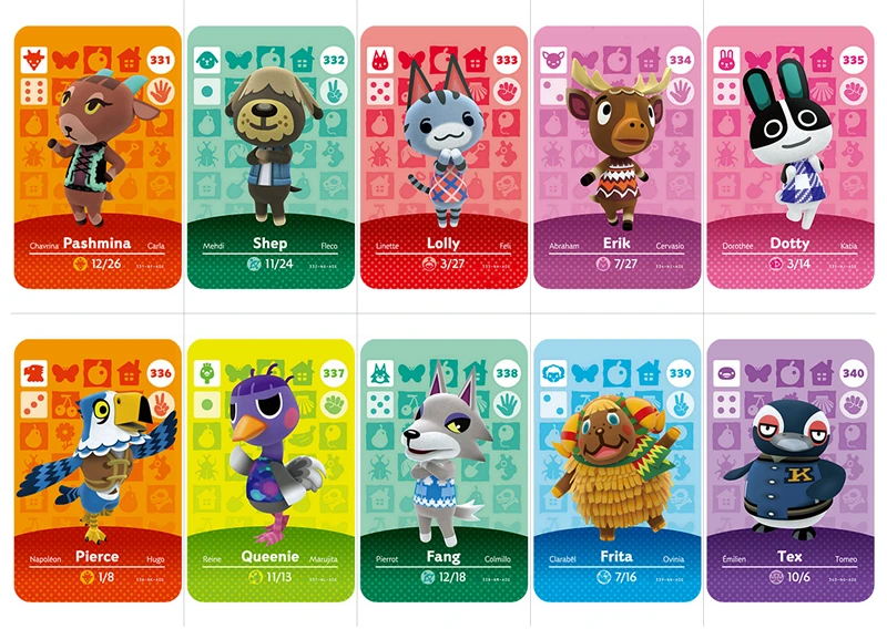 Карта Amiibo серия 2 NFC для nintendo switch NS Games 1234 20 шт./лот|Карты контроля доступа| |