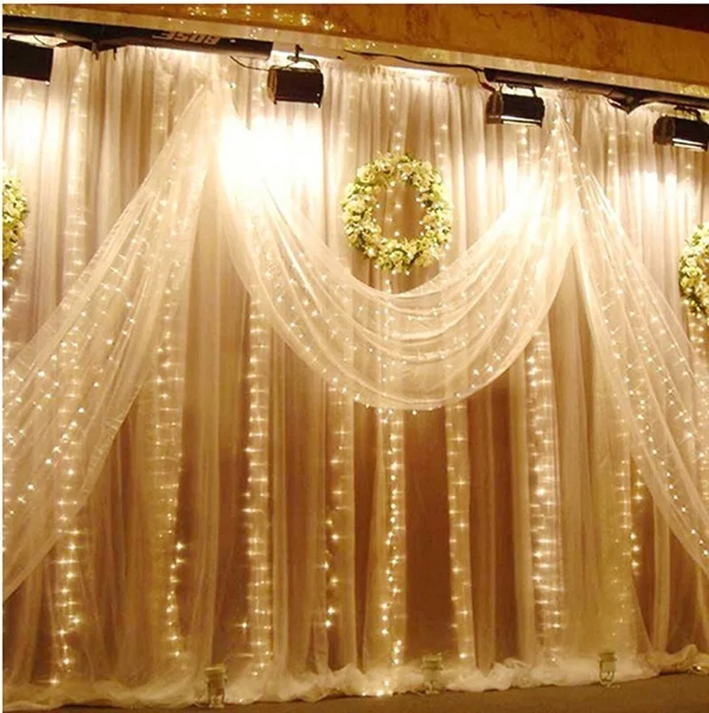 

Outdoor Home For Wedding/Party/Curtain/Garden Decoration LED Icicle String Lights Christmas Fairy Lights garland