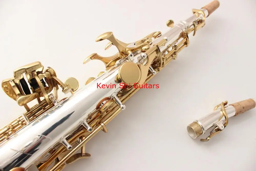 Yanagisa S-9930 сопрано Bb прямой саксофон YANAGISA серебряный сплав Саксофон сопрано саксофон перламутровые ключи сопрано саксофон мешки